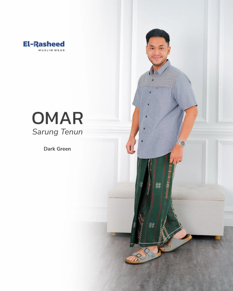 Product image Yasmeera Official - Sarung Tenun Omar All Size DARK GREEN