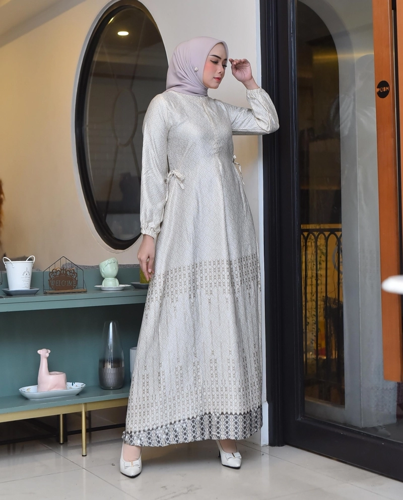 Product image Celin Fashion [TA] - Gamis LUCHIA motif M Warna no 1