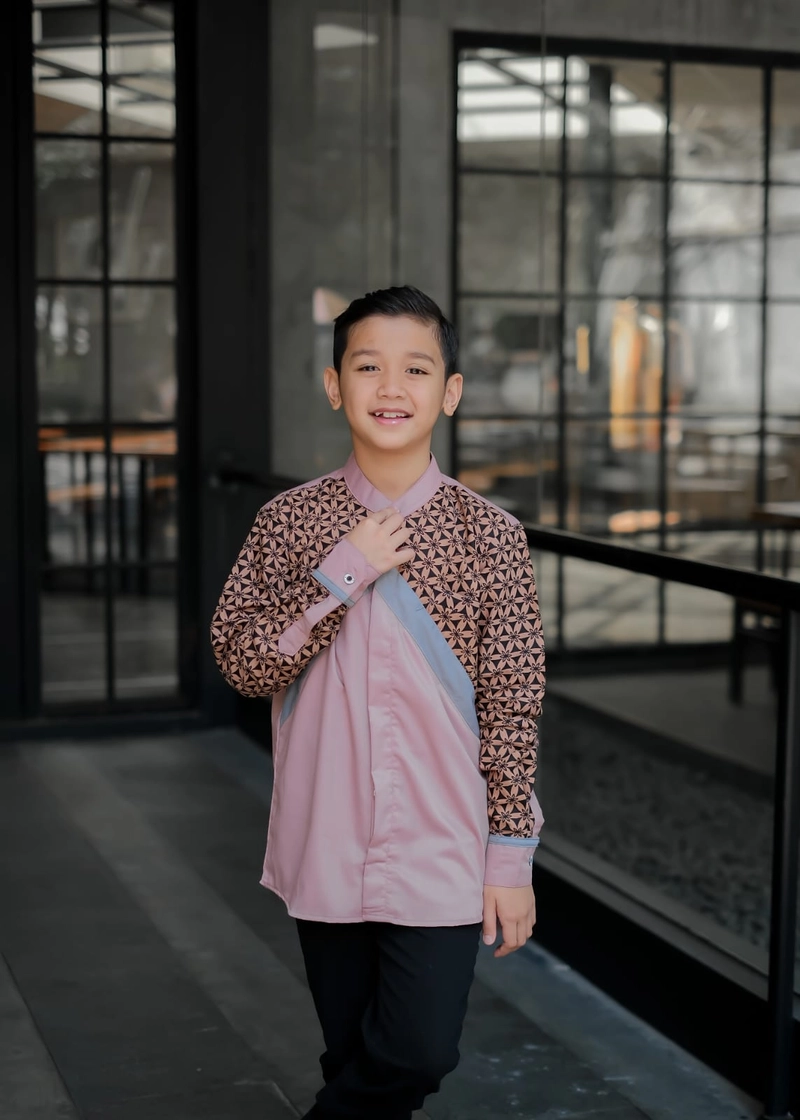 Product image Juragan Kurta - Baju koko couplen ayah dan anak kombinasi batik motif bahrul M Anak bahrul