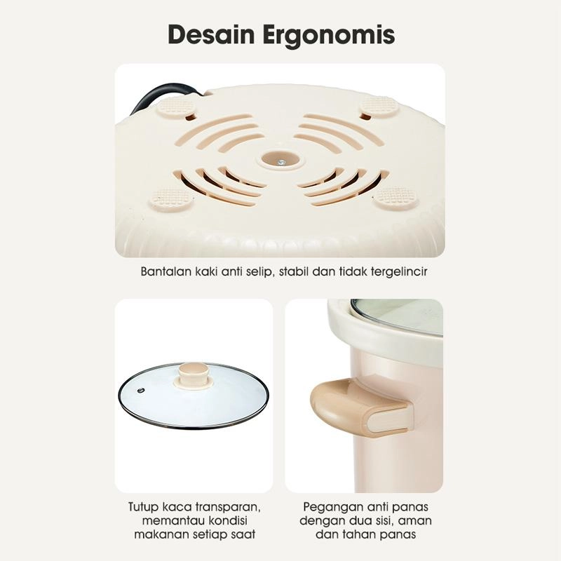 Product image UTAMAMEGA - SAMONO Rice Cooker SW-SC3L ( SWSC3L ) Warna Multi