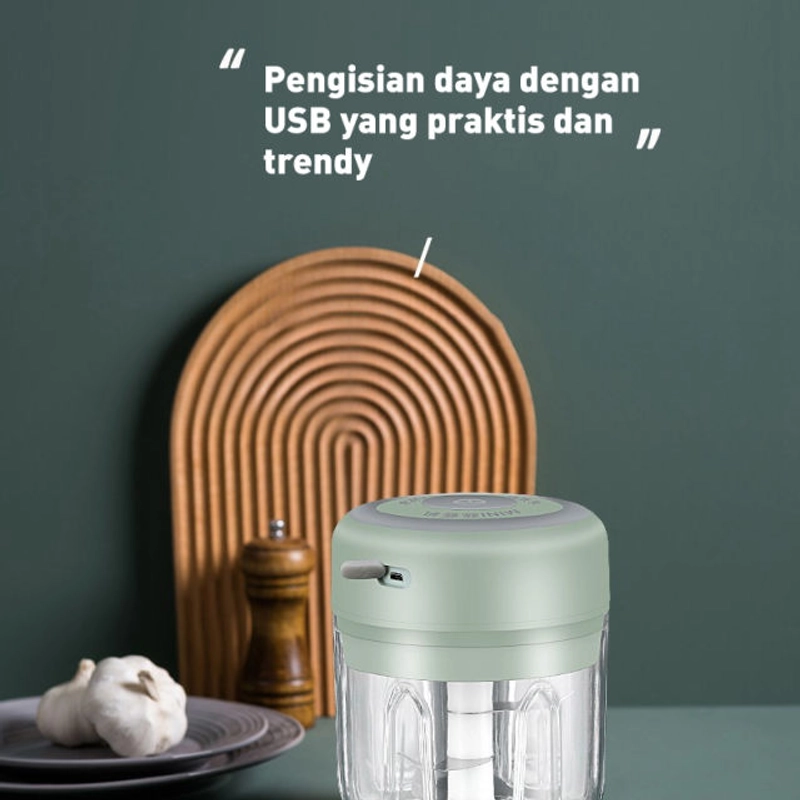 Product image Penghancur Bawang Putih Food Chopper Blender Mini Food Chopper Mini Putih