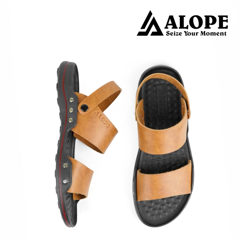 Product image ALOPE OFFICIAL - ALOPE - BUY 2 GET 1 SANDAL LOCO SANDAL UNISEX 39 TAN