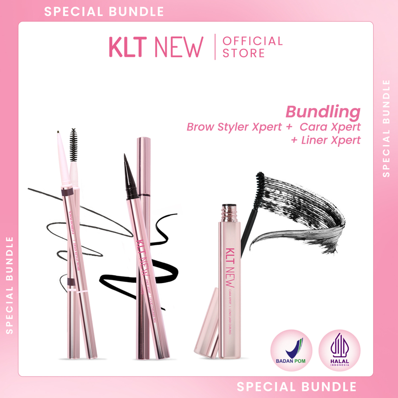 Product image KLT NEW - [BUNDLING SPECIAL EDITION] Eyebrow Natural Brown 1 +Maskara 1+ Eyeliner Coklat 1 125Gr Brown-Natural Brown