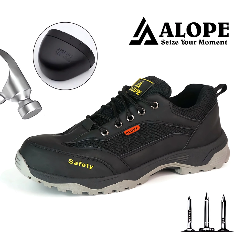 Product image ALOPE OFFICIAL - SEPATU ALOPE GLAD UJUNG BESI SEPATU PRIA SIZE DEWASA DARI 39 SAMPAI 43 READY 39 HITAM