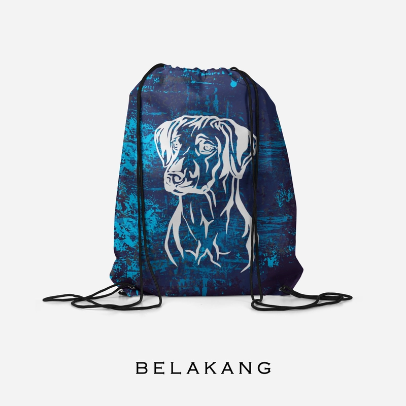 Product image Dewani - Dewani Stringbag Full Print ST-DOG 04 Tas Serut Seri Dog 34x45 biru