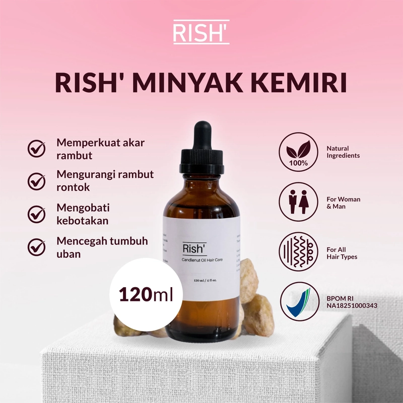 Product image Rish Minyak Kemiri Original 60 ML ORIGINAL