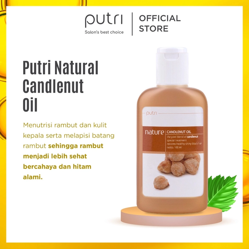 Product image SUPLAI SHOP - Minyak Kemiri Putri Nature Candlenut Oil Isi 100 ml