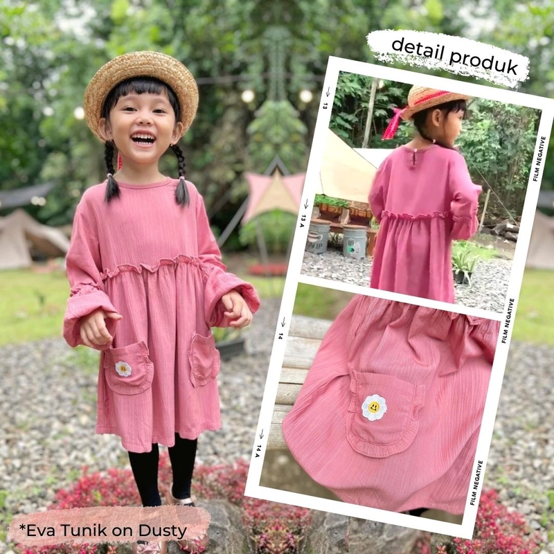 Product image Eva Tunik Anak Crinkle 2 Dusty