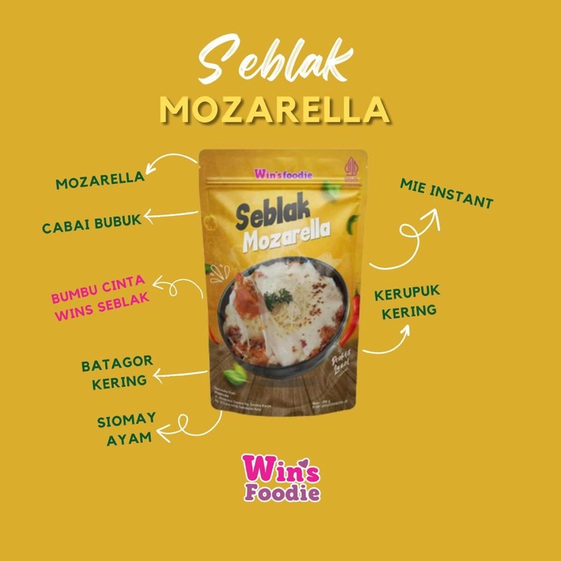 Product image WinsFoodie - SEBLAK MOZZARELLA KEMASAN 200g seblak mozzarella