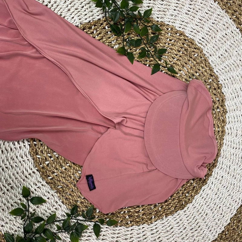 Product image Milyarda Hijab - [FREE Scrunchie] Bergo Topi Premium ONE SIZE Dusty Pink