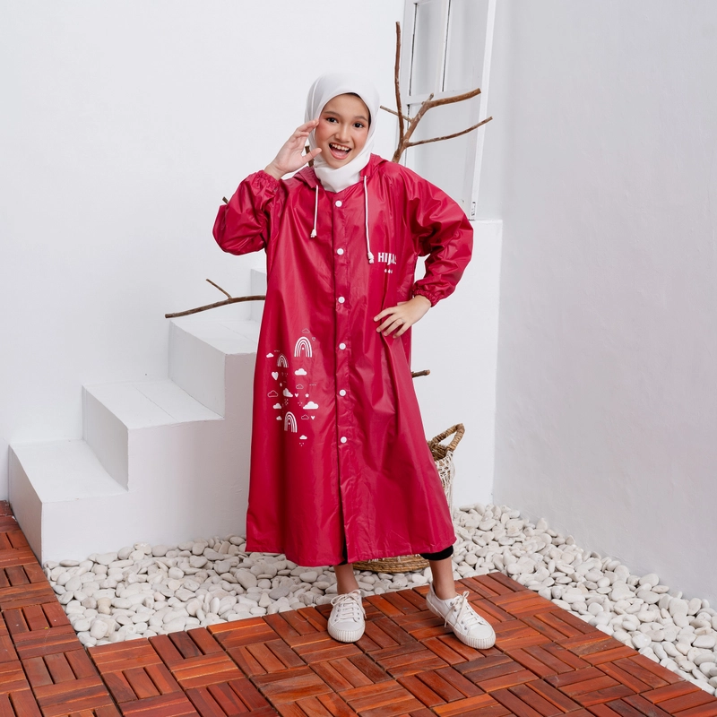 Product image South Legend - Jas Hujan Anak Premium Pink by Hijas S PINK