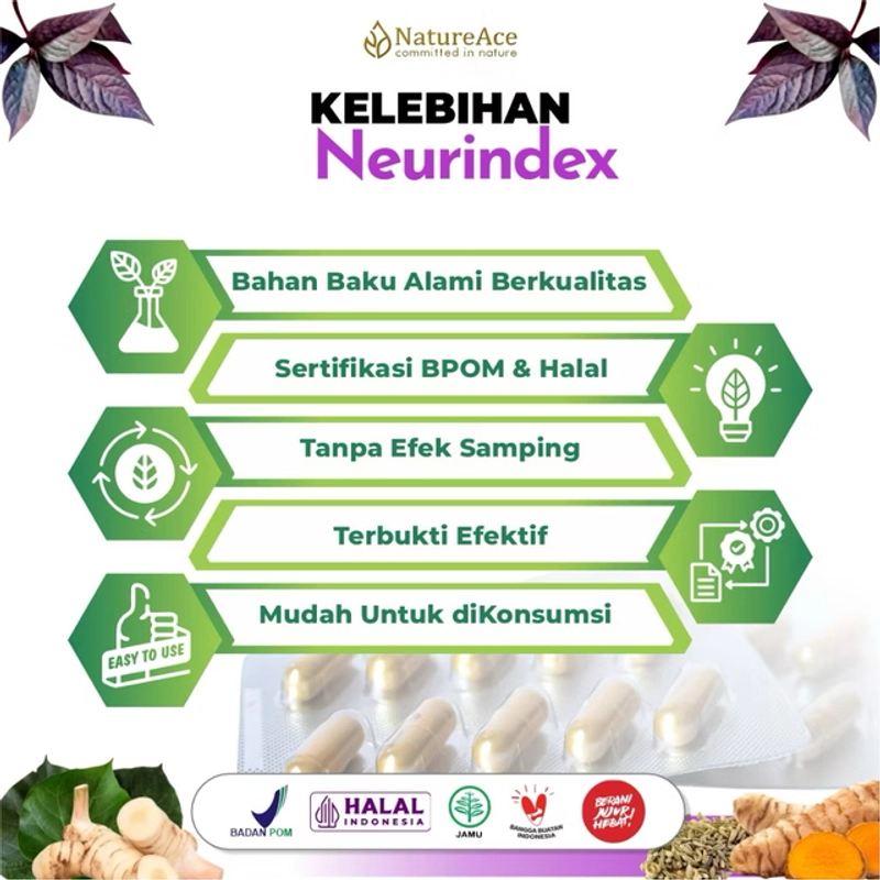 Product image Nature Ace - Neurindex 20 Kapsul