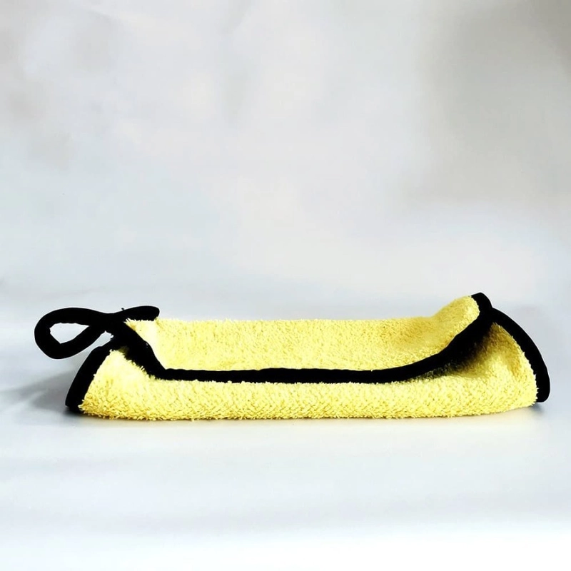 Product image Kain lap Microfiber untuk lap Kendaraan 30 x 30 cm Kuning kombinasi abu abu