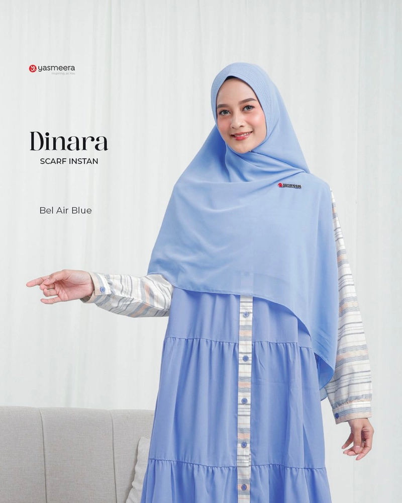 Product image Yasmeera Official - Scarf Denara Dewasa BEL AIR BLUE