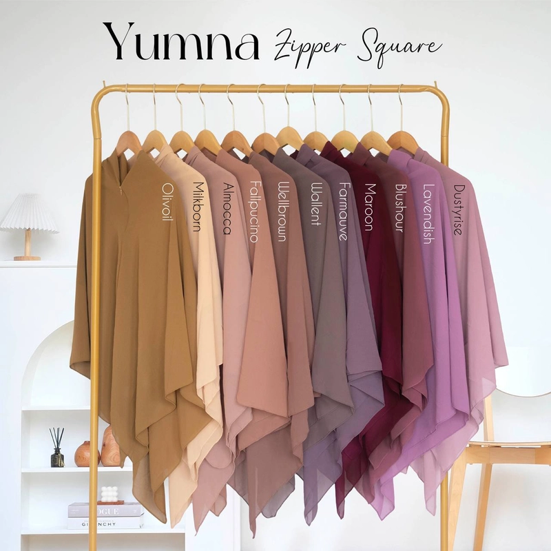 Product image Barakallah official store - Hijab Segi Empat Instan - Yumna 150gr olivoil