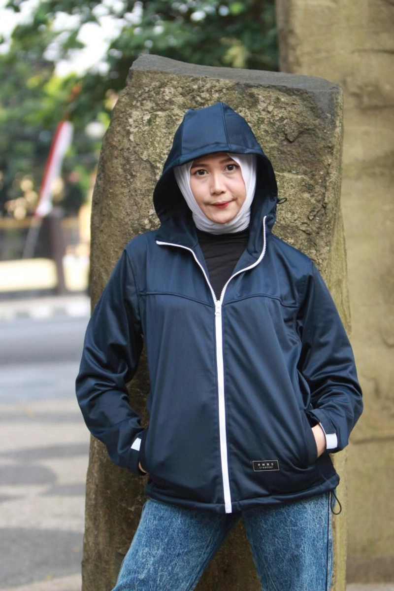 Product image HMHS - jaket sport navy pria dan wanita s navy