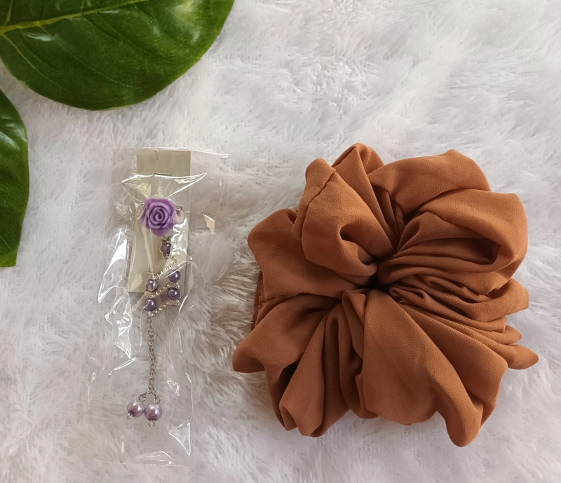 Product image Fisky Collection - Bros Dagu Mutiara + Scrunchi Jumbo All Size Random