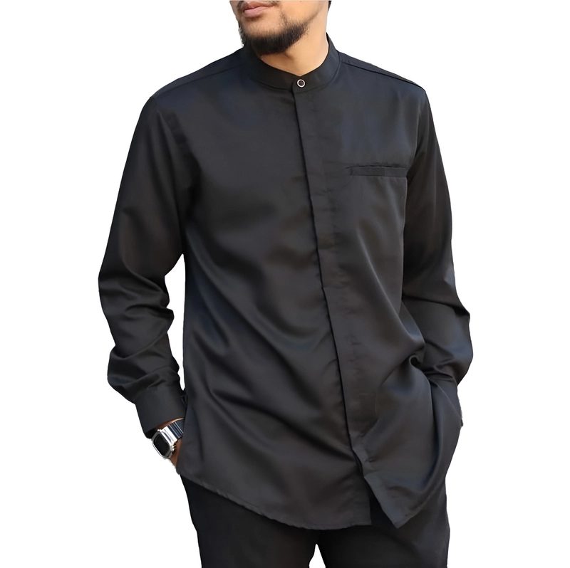 Product image astro - Kemeja Koko Pria GorFc Realpict M BLACK