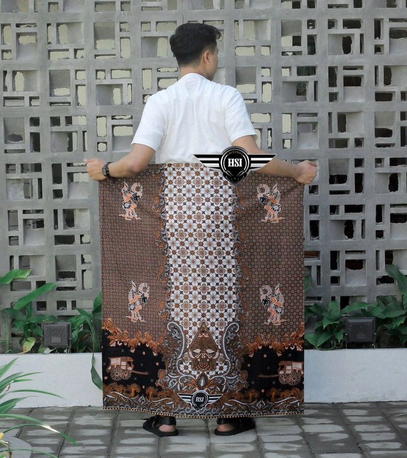 Product image Kois Batik - Sarung keluarga Couplen Dewasa Remaja dan anak TK paud bagus banget Sarung anak TK paud Hitam kombinasi