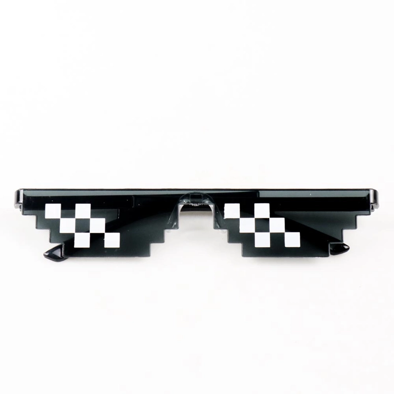 Product image RAYATORY - Kacamata Model Pixel Minecraft Mosaics Thug Life - W0124 1 Pcs Hitam