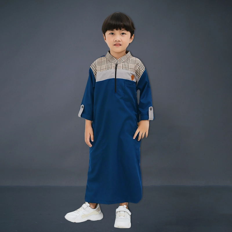 Product image Kawan Muslim - Jubah Anak Laki Laki Baju Gamis Anak Laki Laki 1-14 Tahun Hitam Katun Premium HITAM 1&2 TAHUN