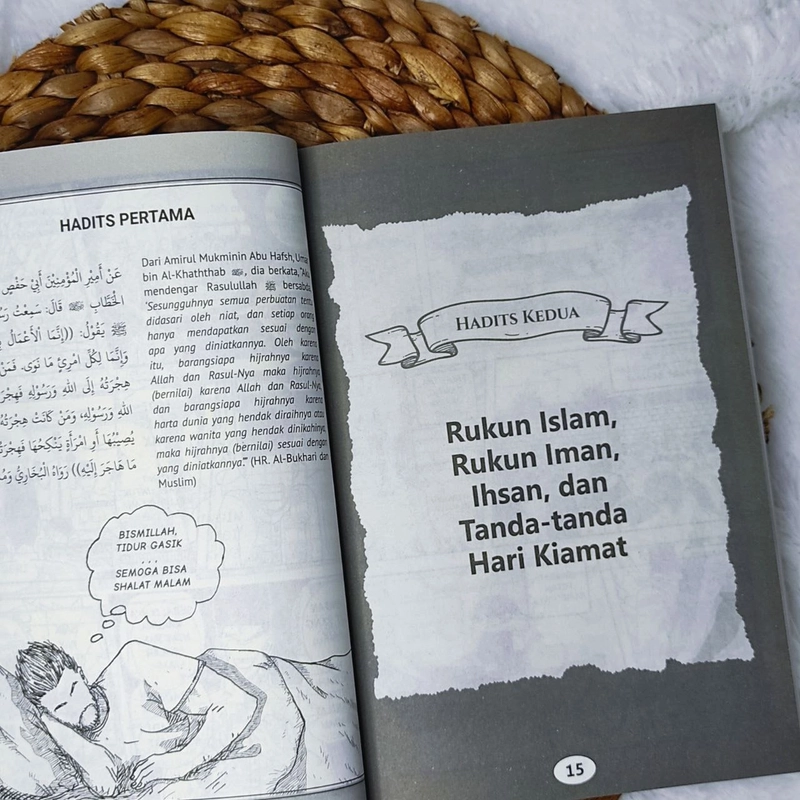 Product image Pustaka Arafah - Komik Hadits Arbain Annawawi Jilid 1 SC Soft Cover