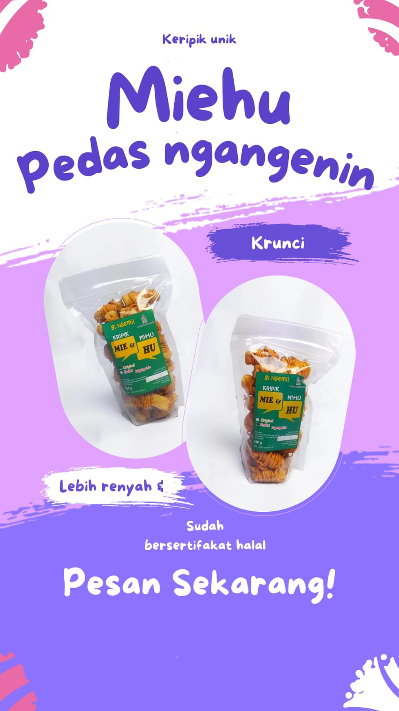 Product image singemil - Makanan Ringan Keripik Mihu Original 180gr