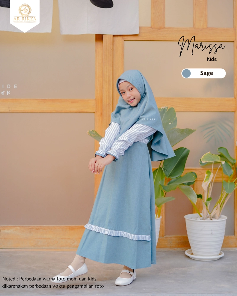 Product image Marissa Dress Kids Edisi Pastel XXS SAGE