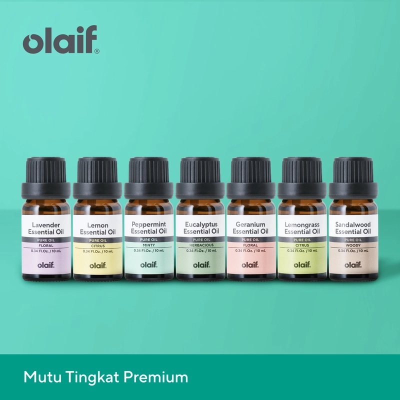 Product image Olaif Essential Oil - Pure & Natural - 10 ml - Minyak Esensial / Aromatheraphy / Aroma Terapi Oil Variant Eucalyptus