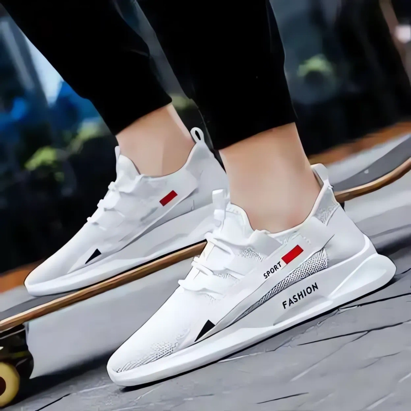 Product image ALOPE OFFICIAL - ALOPE - BUY 1 GET 1 SEPATU Q 28 SEPATU UNISEX PRIA WANITA 39 full putih