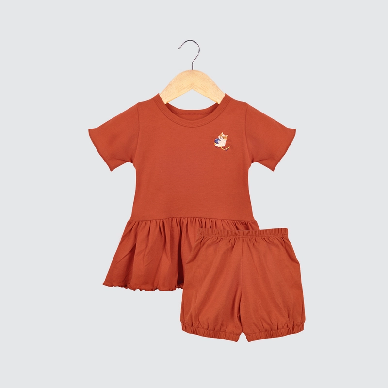 Product image Kiddiposh - Pakaian Set Anak Peplum Set by Lala Koala 1 Years Amber