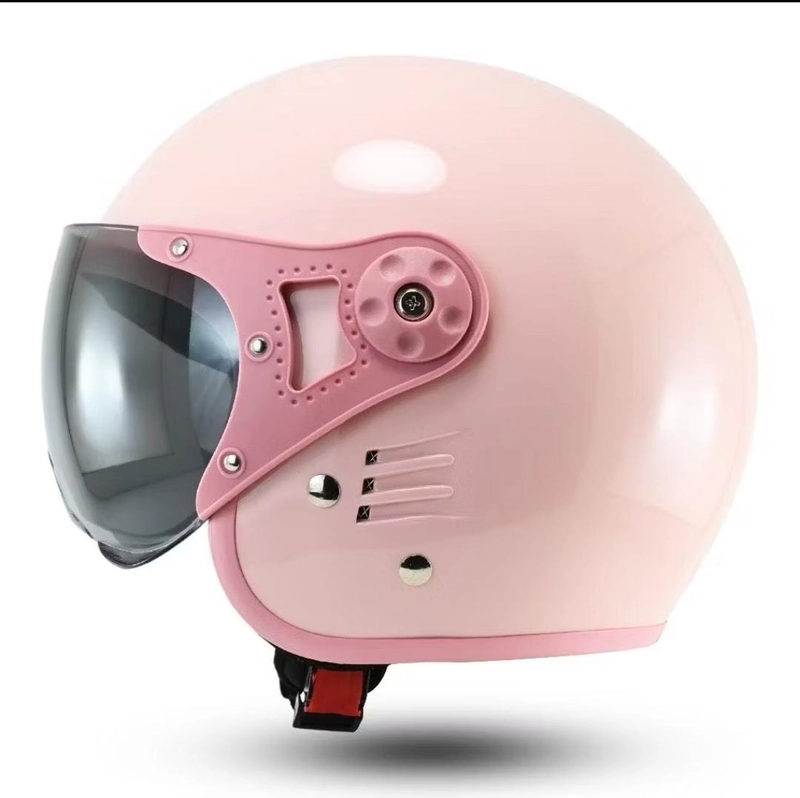 Product image Rizki Electronics - Helm Bogo Bipplast Kaca Pilot M/L PINK LIST PINK