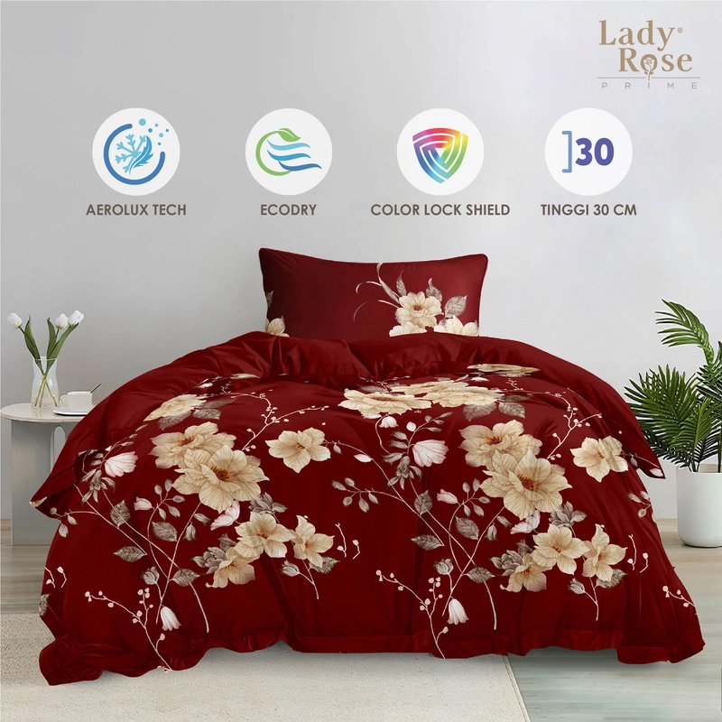 Product image LADY ROSE OFFICIAL - Lady Rose Prime - Bed Cover Set Vania 120x200x30 Single Fitted