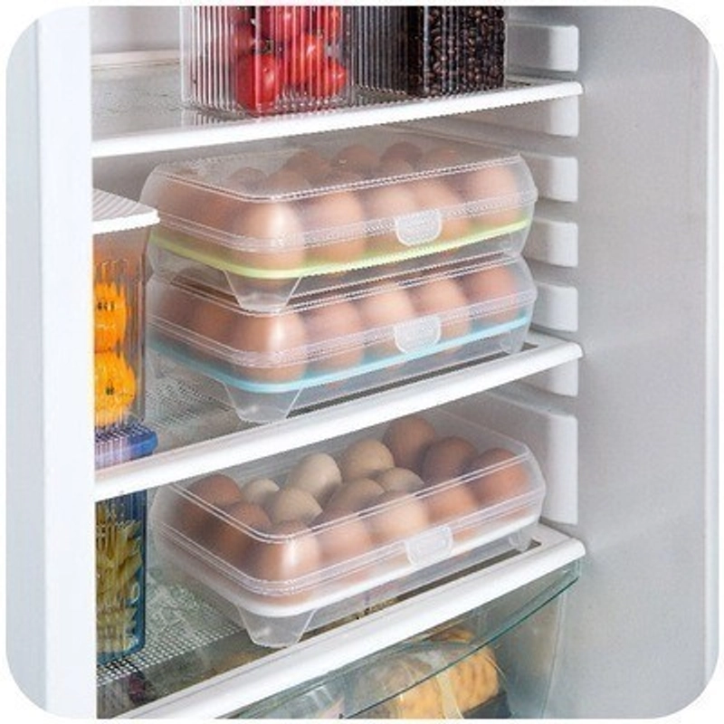 Product image Tempat Telur 15 Sekat Lubang Box Telur A56 BIRU