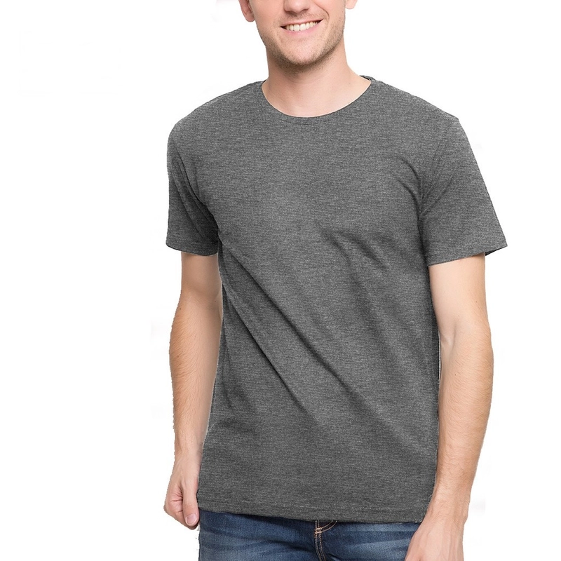 Product image Kaos San - Kaos Oblong Polos Katun Jumbo XXL Pria Wanita XXL Abu tua