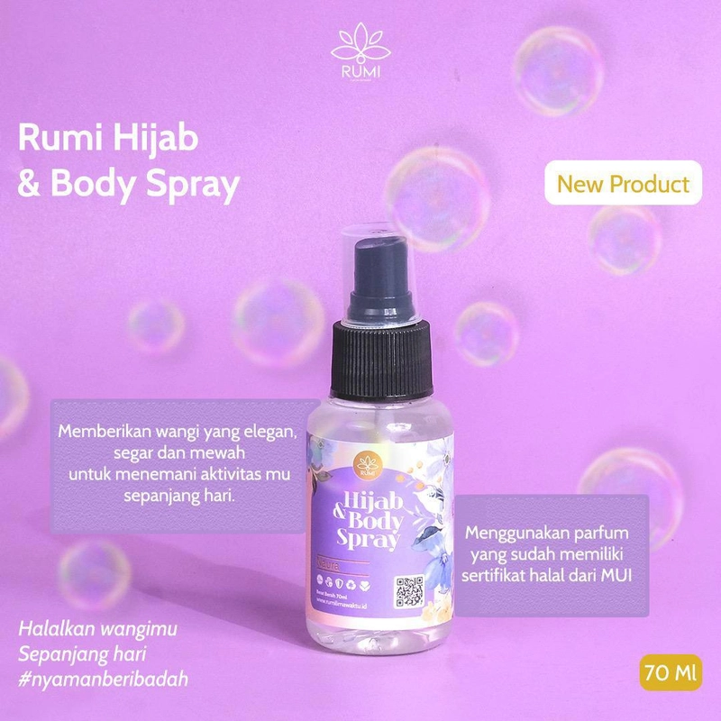 Product image Rumi Parfume Hijab & Body Spray Naura 70 ml naura