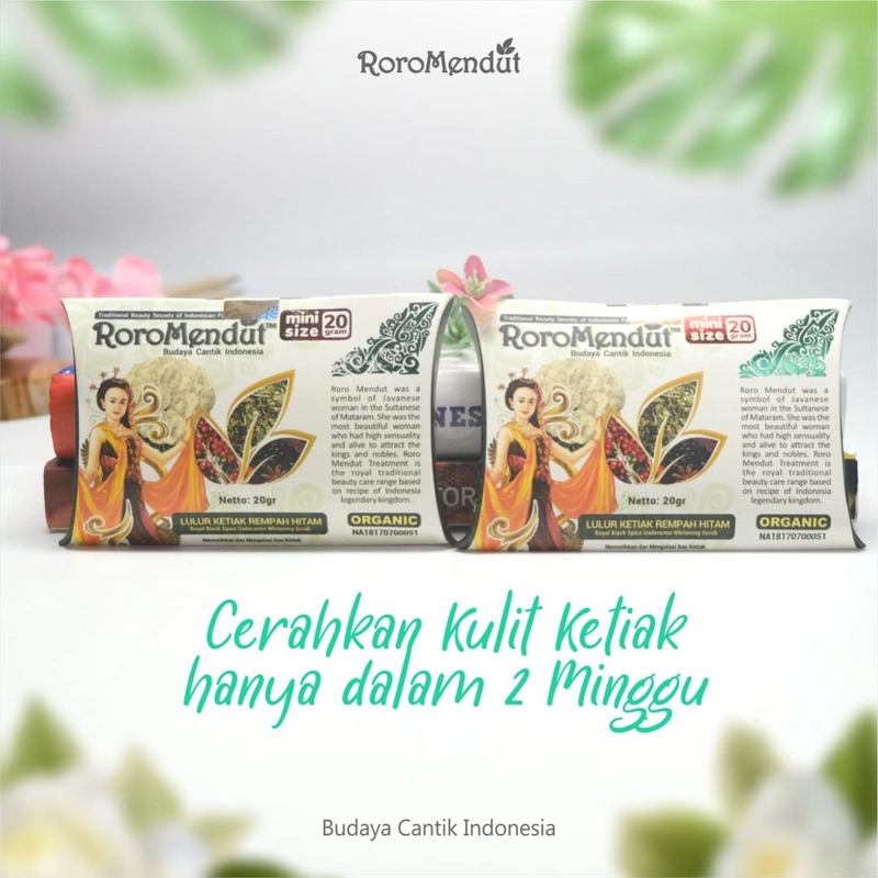 Product image Roro Mendut Skincare - Lulur Pemutih Ketiak 20gr Mini