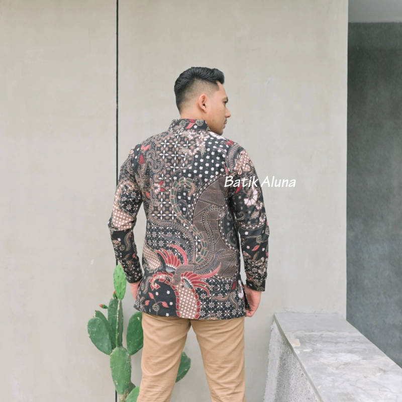 Product image Batik aluna - Baju batik pria lengan panjang full furing batik kerja kondangan batik aluna 118 S BATIK
