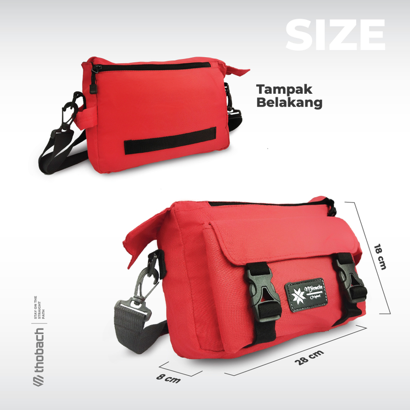Product image Thobach official - THOBACH Slingbag / Camera Bag LUCCA WARNA RED