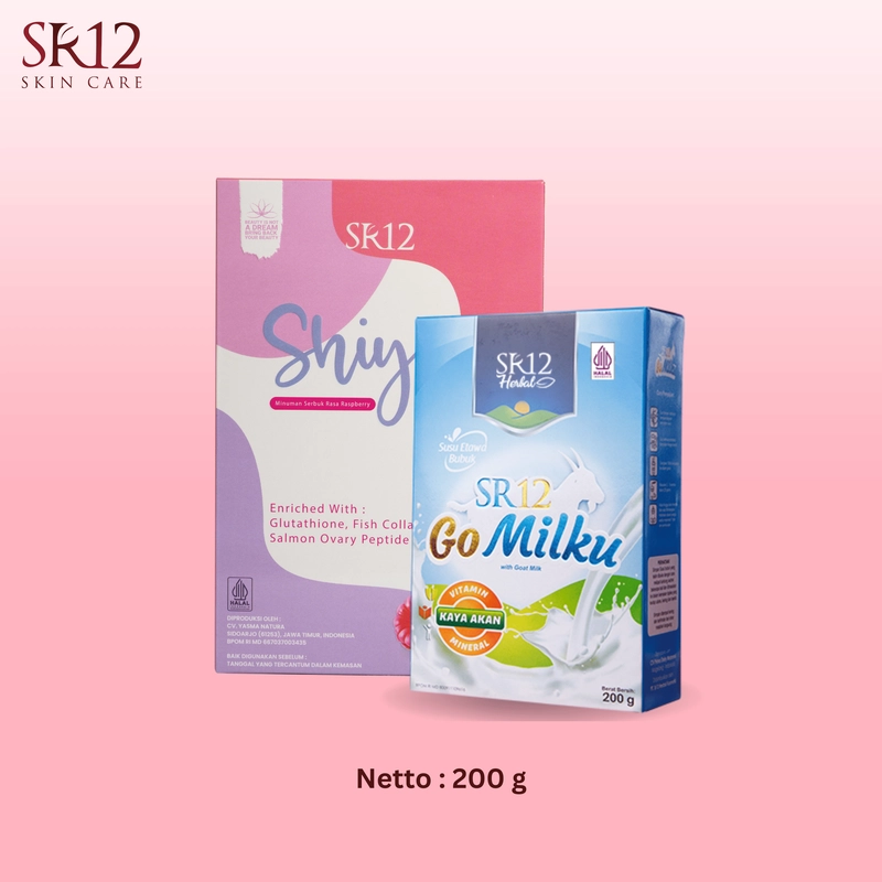Product image SR12 Jawa Barat - SR12 Bundling Gomilku Susu Kambing Etawa Dan Shiyou Collagen Minuman Kecantikan shiyou 200gr gomilku ori 200gr