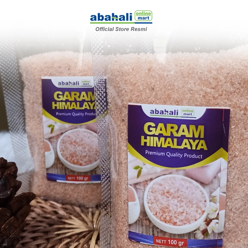 Product image Abahali Mart - Garam Himalaya Pink 100gr Garam Alami untuk Masak & Kesehatan Pink Salt Alami 100gr Garam Himalaya