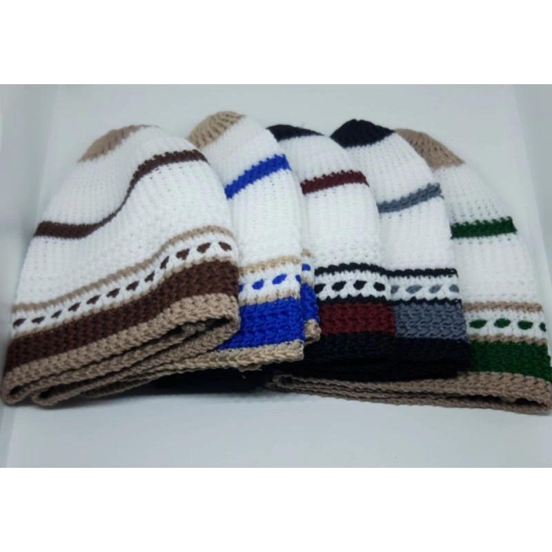 Product image ERCM Collection - PECI ANAK PECI RAJUT ANAK-ANAK UNTUK UMUR ANAK Varian Garis Warna Random
