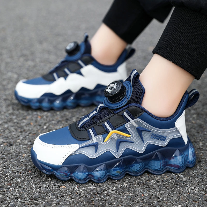 Product image Meonky Official - Sepatu Anak laki laki Perempuan Sneakers Terbaru Q - 48 Cocok Untuk Sekolah Bermain 34 Navy