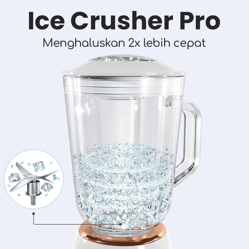 Product image Homespira - 4 in 1 Ice Crusher Blender Juicer Irish Lilac 1500mL Irish Lilac