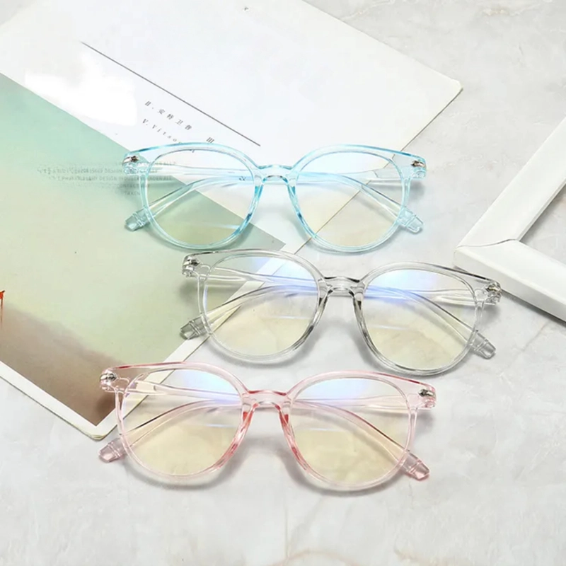 Product image KAHASIL - Kacamata Wanita Pria Anti Radiasi Frame Transparan Bening KH012 BLUE all variant