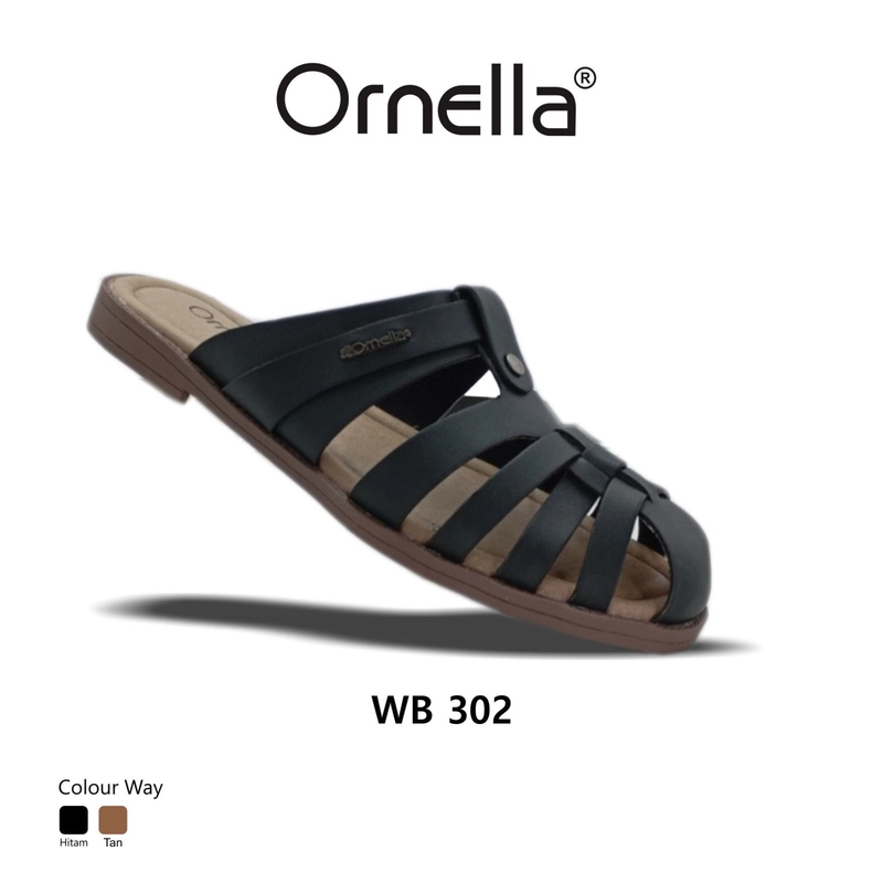 Product image Odillon - Ornella - WB 302 / Sandal Bustong Wanita Casual 36 BLACK