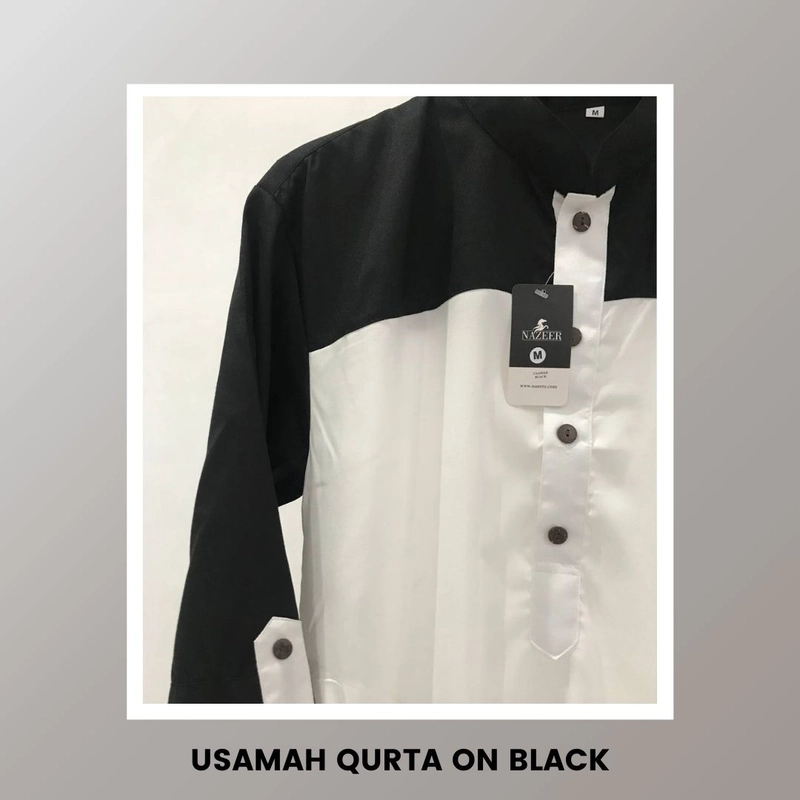 Product image Usamah Kemeja Qurta M Black