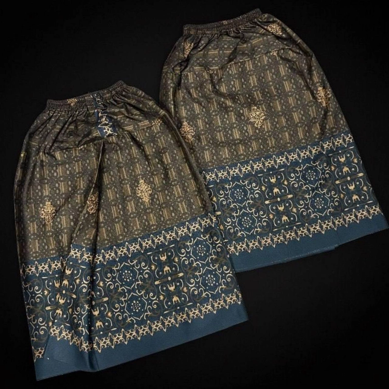 Product image Kois Batik - Sarung anak instan simpel ada karet pinggangnya motif shafa M Coklat