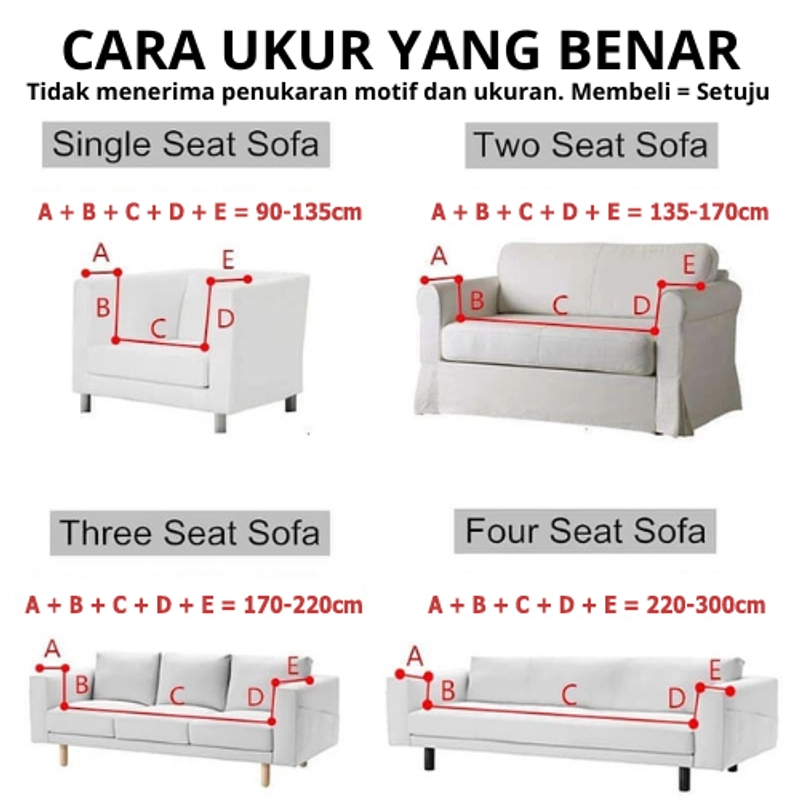 Product image Lilopilo - Sarung Sofa Elastis Motif Single Seater Map