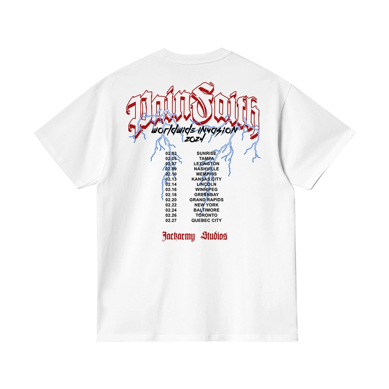 Product image Jackarmy - Tshirt Worldinv S PUTIH
